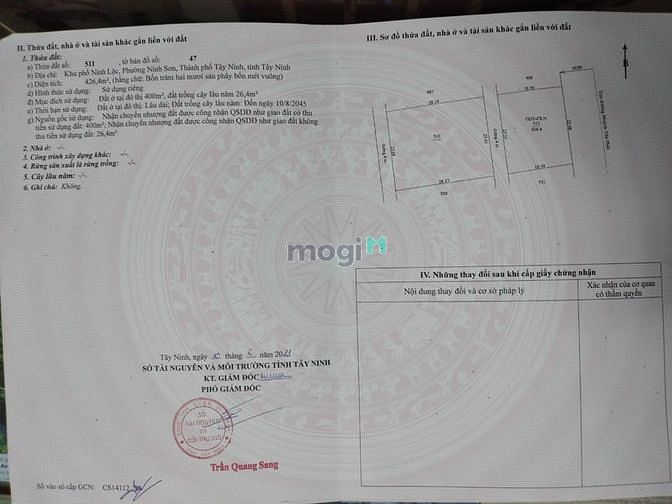 Hình ảnh Đất mặt tiền đường huỳnh tấn phát phường ninh sơn 22×50