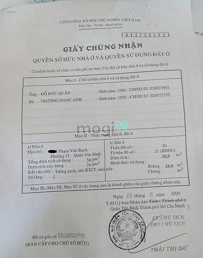 Hình ảnh 2.3 TỶ có nhà Phạm Văn Bạch, Tân Bình, 2 tầng, SD 56.9m2