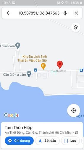 Hình ảnh Bán 3 ha đất full thổ cư đường Tam Thôn Hiệp Cần Giờ view sông đẹp