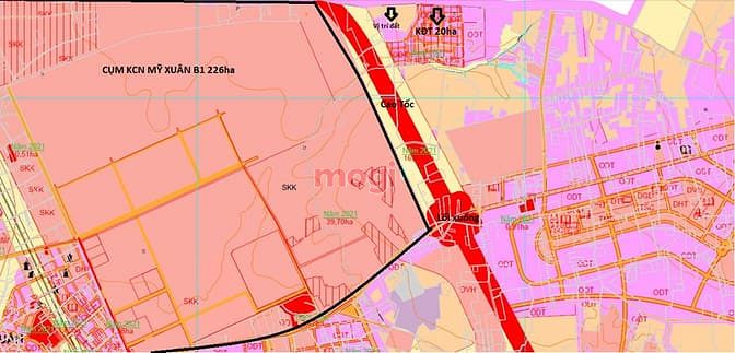 Hình ảnh Bán đất Phú Mỹ Gold City 500m2 25*20 QH full tc, SHR giá 1.9 tỷ