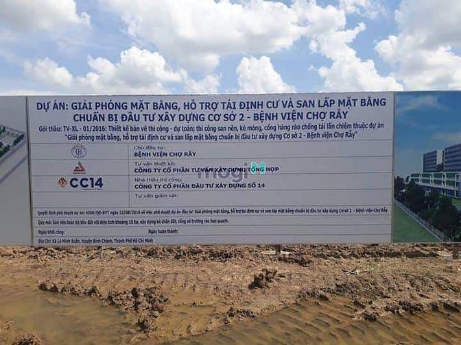 Hình ảnh Kẹt vốn bán gấp 2 nền đất thổ cư sát bên Bệnh Viện Chợ Rẫy 2, XDTD