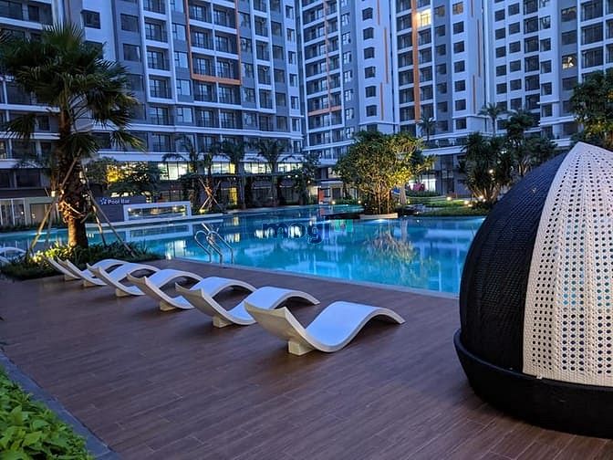 Hình ảnh Cho thuê căn 2PN 2WC full nôi thất 9tr Chung cư Safira Khang Điền Q9