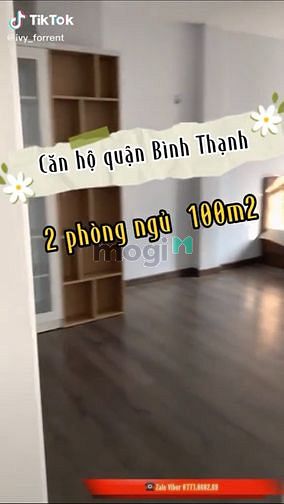 Hình ảnh Cho thuê PENTHOUSE 2PN 100M2 để Ở hoặc làm VĂN PHÒNG quận BÌNH THẠNH