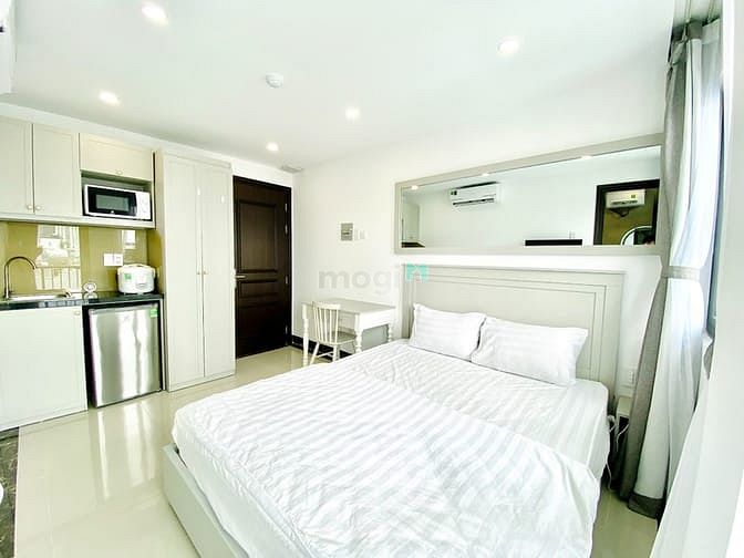 Hình ảnh CHDV QBT, Studio ban công, New, Full Nội Thất, HF Hỗ Trợ Cọc