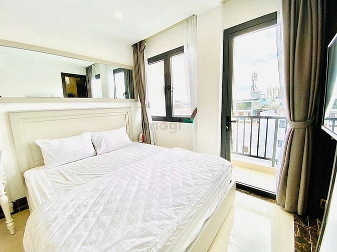 Hình ảnh CHDV QBT, Studio ban công, New, Full Nội Thất, HF Hỗ Trợ Cọc