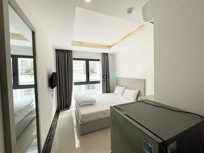 Hình ảnh CHDV QBT, Studio ban công, New, Full Nội Thất, HF Hỗ Trợ Cọc