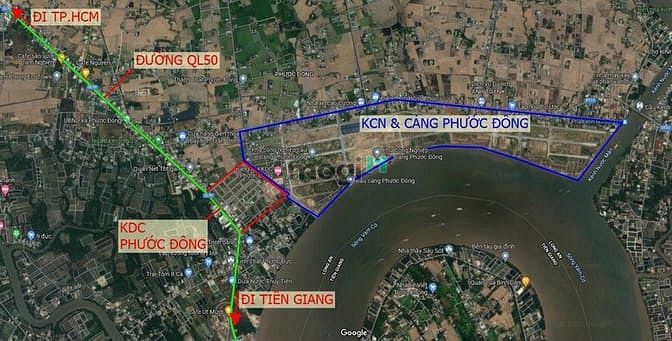 Hình ảnh Đất QL50 SHR 100m2,bán gấp 1ty050 qua năm đi Mỹ định cư