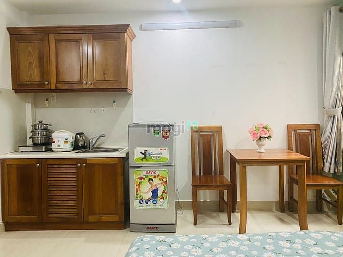 Hình ảnh Căn Hộ Studio FULL Nội Thất Gỗ Cao Cấp, LƯU NHÂN CHÚ Tân Bình, Giá Mềm