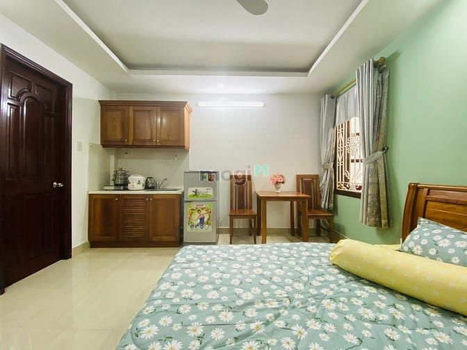 Hình ảnh Căn Hộ Studio FULL Nội Thất Gỗ Cao Cấp, LƯU NHÂN CHÚ Tân Bình, Giá Mềm