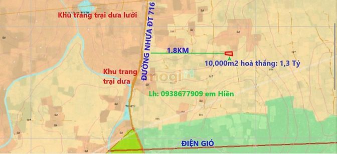 Hình ảnh Bán 2 lô đất vườn bình thuận gần dân cư, sổ đẹp có thể tách đôi