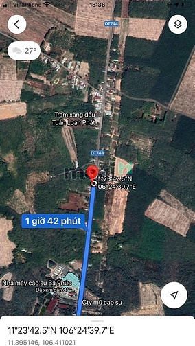 Hình ảnh Bán gấp đất MT DT744 Định An, Dầu Tiếng, Bình Dương
