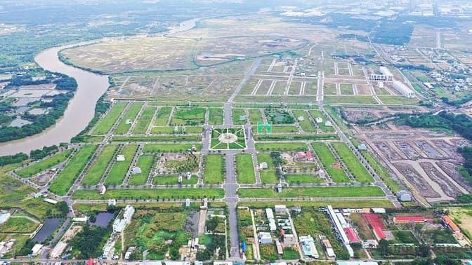 Hình ảnh đất nền có sổ đỏ mặt tiền đường, view sông