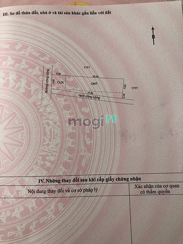 Hình ảnh Bán 148m2 thổ cư, Hẻm đối diện Quãng trường TP Mỹ Tho. Giá 820tr