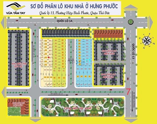 Hình ảnh Đất 80m2 (4.8x16) Khu nhà phố Hưng Phước, đường 7m thông. Giá 5ty