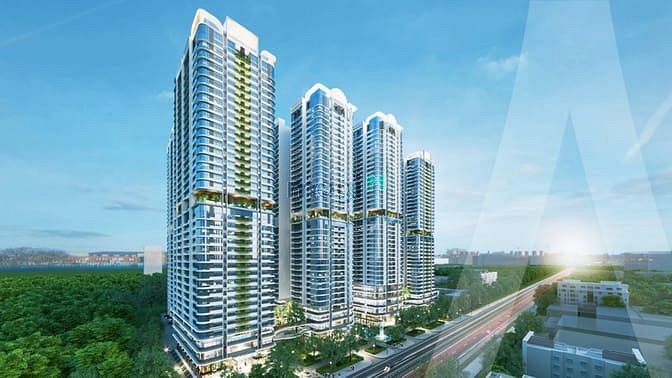 Hình ảnh Astral city sắp ra mắt tháp Gemini BLock đẹp nhất dự án