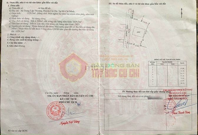 Hình ảnh Bán đất đường Nguyễn Thị Ngoạn - 1329m2 - 46x35 - 300m2 thổ cư