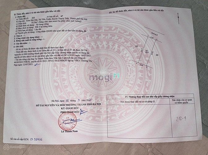 Hình ảnh Bán lô đất siêu đẹp tại Bãi Dài xã Tiến Xuân, Thạch Thất