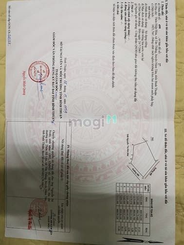 Hình ảnh Đất sát biển Cù Mi 1000 m2 giá 4 tỷ Bình Thuận