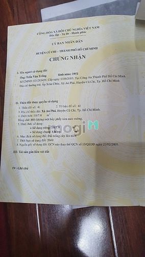 Hình ảnh cần bán đất an phú, củ chi mặt tiền phan thị sửu