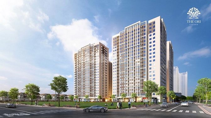 Hình ảnh SHOPHOUSE phục vụ 6000 cư dân, THE ORI GARDEN ĐÀ NẴNG 45m2 - 1 tỷ 6