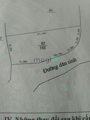 Hình ảnh Bán lô đất 155m2 có 2 mặt tiền cực đẹp đường minh cầu, phường phan