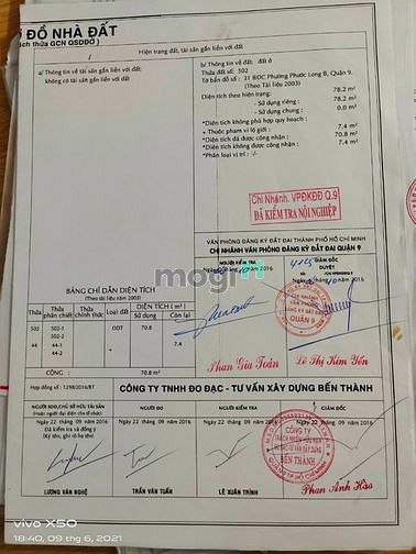 Hình ảnh Cần bán gấp đất hẻm 141,đương 339 ,p phước long B ,TP thủ đức
