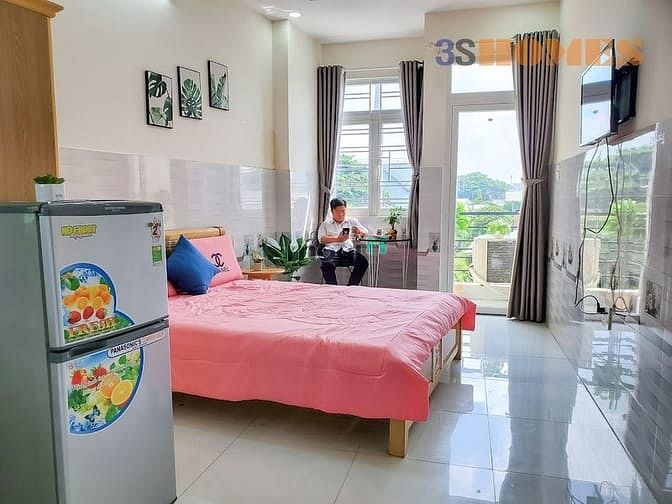 Hình ảnh 🏬Gần Sân Bay-đ.Bạch Đằng-Ban Công Lộng gió Ở ngay-Tháng đầu CHỈ 1,2TR
