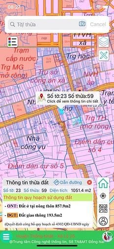 Hình ảnh Cần bán đất mặt tiền 5x33 thổ cư 100%, sổ hồng riêng,