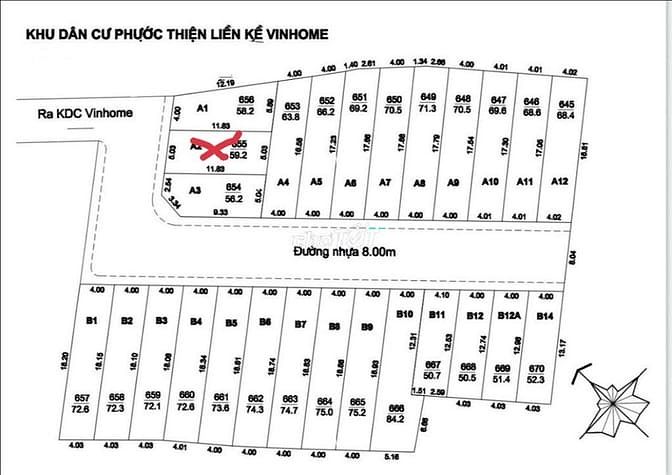 Hình ảnh Cần bán lô đất đẹp KDC Phước Thiện 59,2m2 (5,03x11,83)