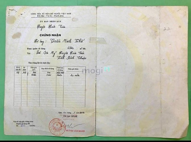 Hình ảnh Chính chủ bán gấp lô đất vị trí 3 Mặt Tiền thôn 1 sơn mỹ hàm tân bình