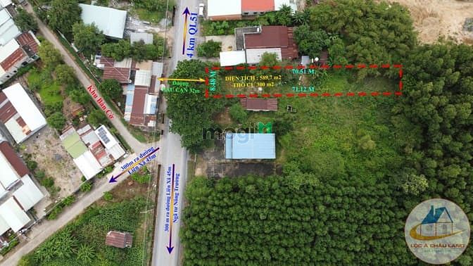 Hình ảnh đất mặt tiền bàu cạn – long thành - dt : 590m2 .