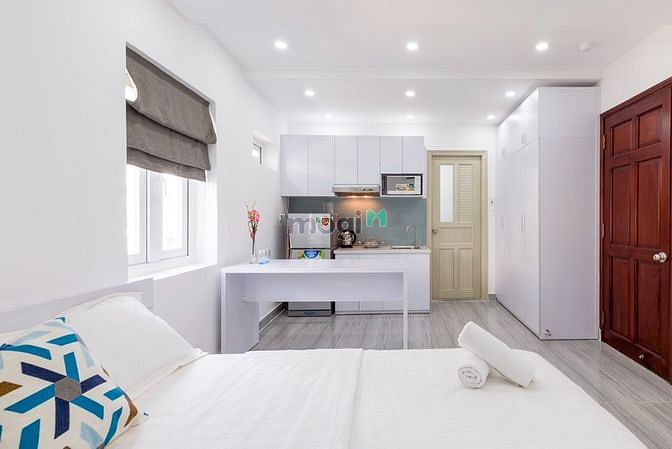 Hình ảnh Căn Hộ Full Serviced / Tone Trắng Sang Trọng_Gía Cực Tốt_BAO PHÍ