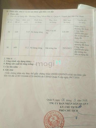 Hình ảnh Cần bán lô đất 67m2 ,đường 102 ,P tăng nhơn phú A ,TP thủ đức