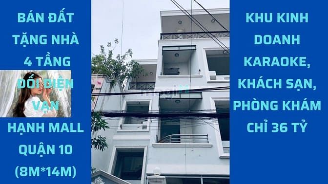 Hình ảnh Quận 10 đối diện vạn hạnh Mall, siêu phẩm 450m2, ngang 8m, chỉ 36 tỷ