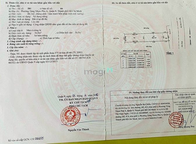 Hình ảnh Bán đất mặt tiền hẻm 7 đường 182 Lã Xuân Oai , P. TNPA , Quận 9