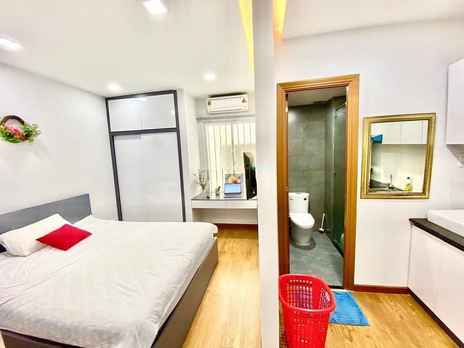 Hình ảnh 🏡CHDV Studio VÁCH NGĂN- 1PN Vách ngăn-Ngã 4 HÀNG XANH