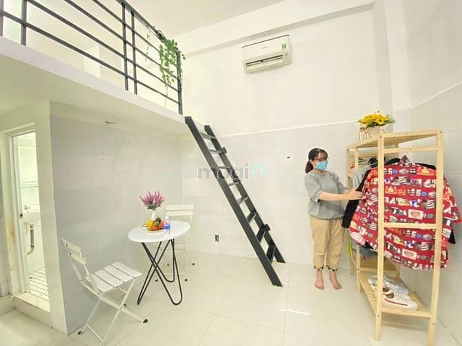 Hình ảnh Phòng trọ đường Bạch Đằng,P2,Tân Bình có gác,có máy lạnh, miễn phí xe