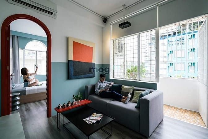Hình ảnh CHDV chung cư 1PN Full NT ✨ Ban công trồng cây🌱CHỈ TÍNH ĐIỆN 2,5k