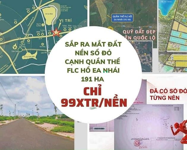 Hình ảnh Cần bán Đất Nền Sổ Đỏ Giá Chỉ 990 Tiệu
