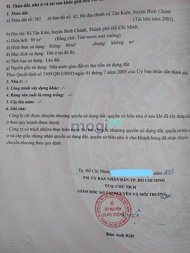 Hình ảnh Bán đất nền ,vị trí đẹp, chính chủ