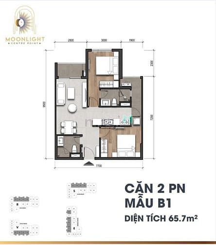 Hình ảnh Bán căn 2pn Moonlight Centre Point cạnh Aeon Mall Bình Tân
