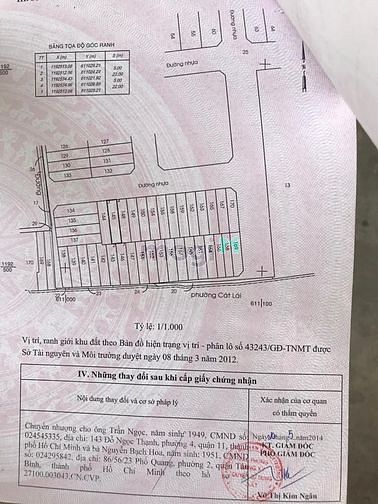 Hình ảnh Đất DT: 5x22=110m2 đường Lê Văn Thịnh, Phường Bình Trưng Tây. Q2