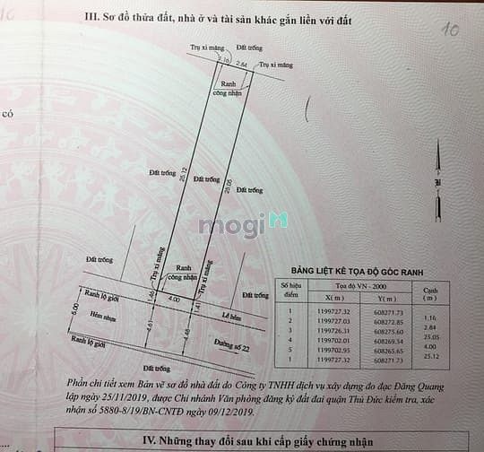 Hình ảnh Đất 100m2 full thổ cư, đường 6m thông thoáng. Giá 61tr/m2 thương lượng