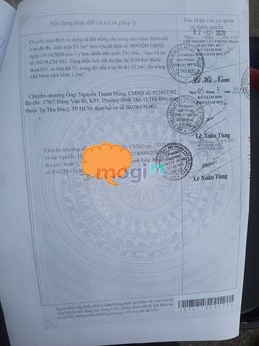 Hình ảnh Bán lô đất P.Bình Chiểu, TP.Thủ Đức 6 x 9.1 hẻm xe hơi
