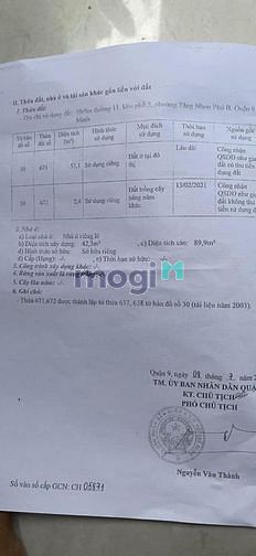 Hình ảnh Bán gấp nhà P.Tăng Nhơn Phú B - Quận 9 cũ, TP.Thủ Đức