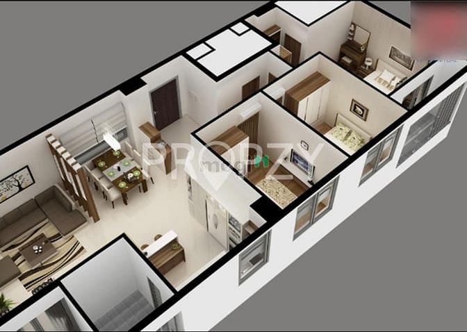 Hình ảnh Cho Thuê CH 3PN 130m2 CH Green Valley Phú Mỹ Hưng