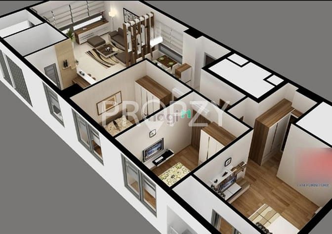 Hình ảnh Cho Thuê CH 3PN 130m2 CH Green Valley Phú Mỹ Hưng