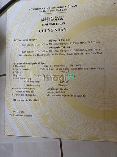 Hình ảnh Đất 7 sào 8 Cô Kiều Tân Thắng Bình Thuận giá 7 tỷ.