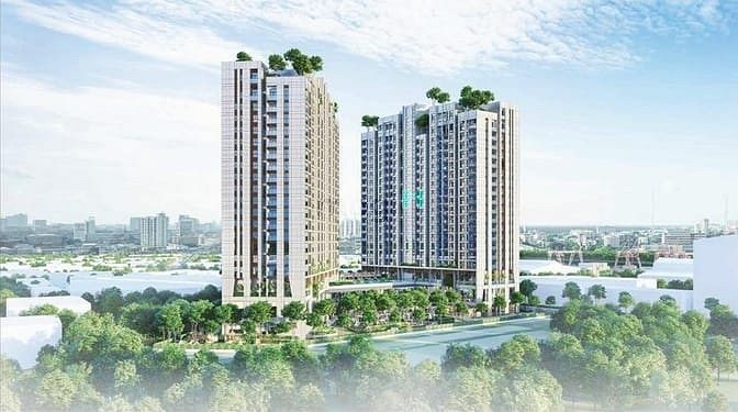 Hình ảnh Asiana Riverside quận 7, view sông SG, 2PN: 65tr/m2, LH: (Mr.Danh)