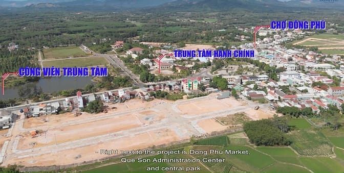 Hình ảnh đất thị trấn đông phú- quế sơn